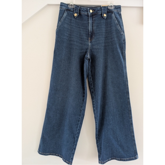 Michael Kors Selma Wide Leg Jeans - Picture 1 of 8